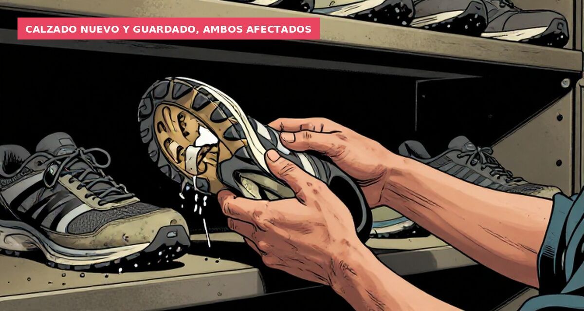 Calzado nuevo y guardado, ambos afectados
