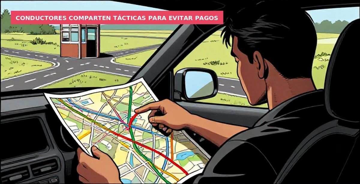 Conductores comparten tácticas para evitar pagos