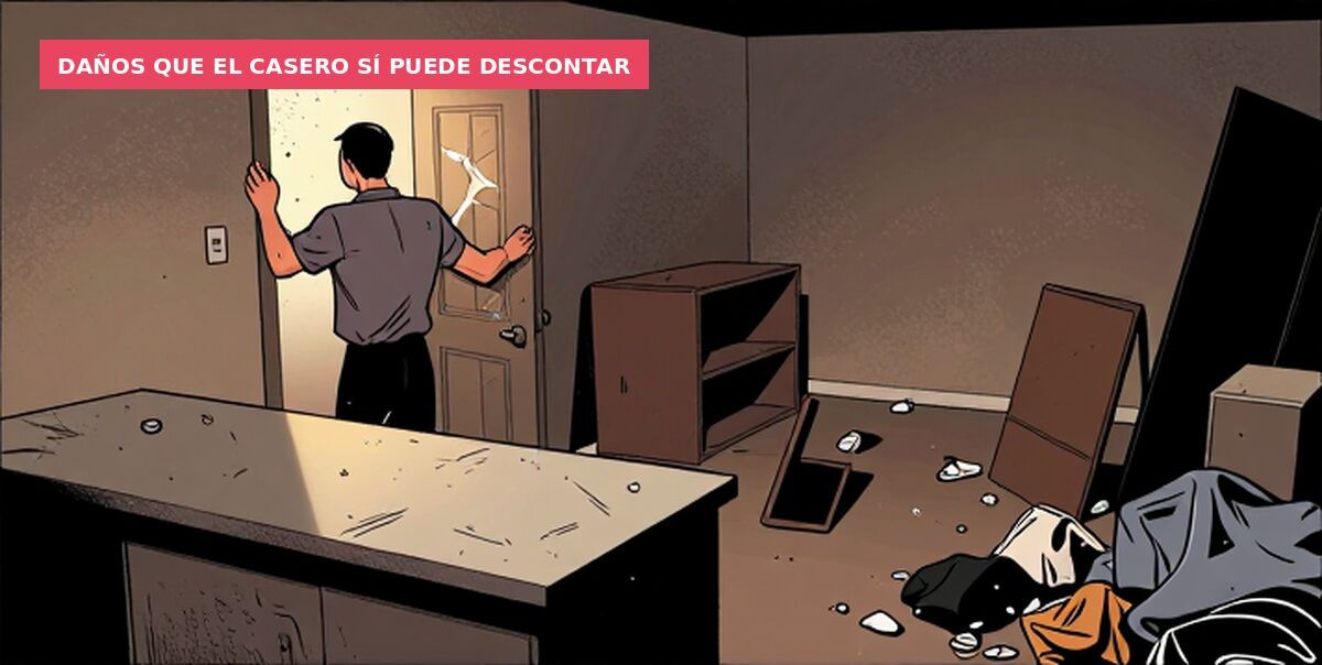 Daños que el casero sí puede descontar