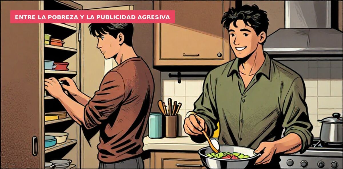 Entre la pobreza y la publicidad agresiva