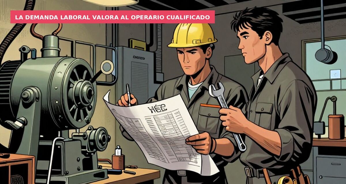 La demanda laboral valora al operario cualificado