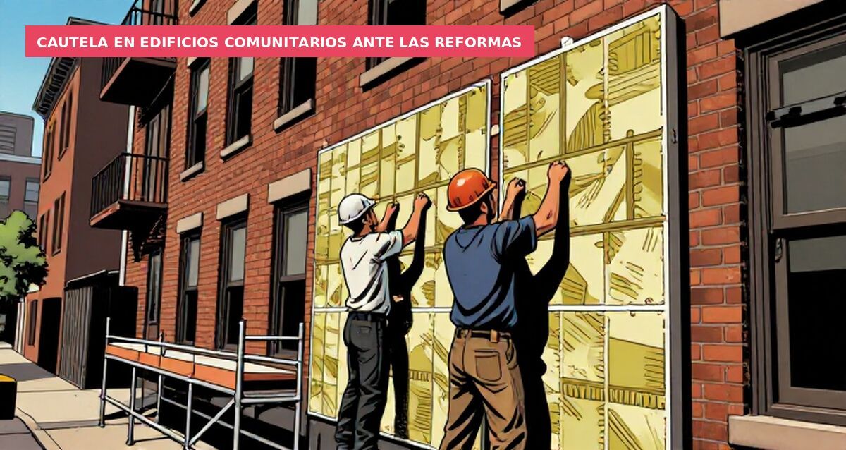 Cautela en edificios comunitarios ante las reformas