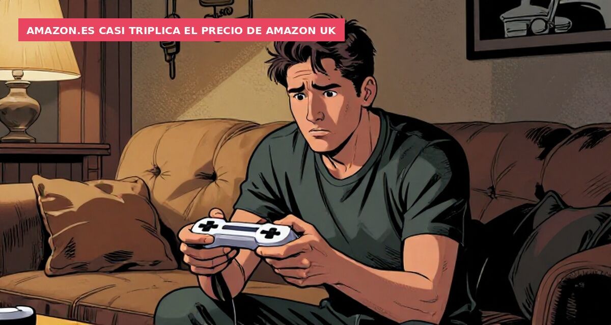 Amazon.es casi triplica el precio de Amazon UK