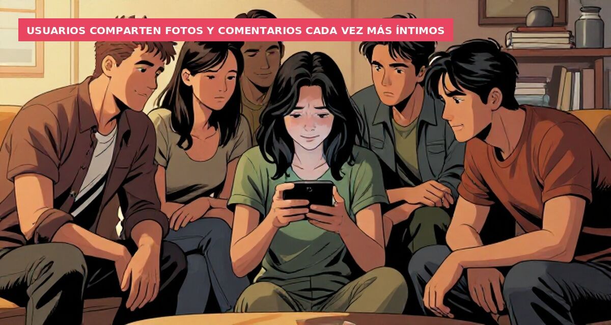 Usuarios comparten fotos y comentarios cada vez más íntimos