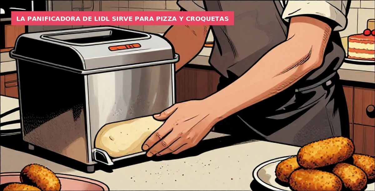 La panificadora de Lidl sirve para pizza y croquetas