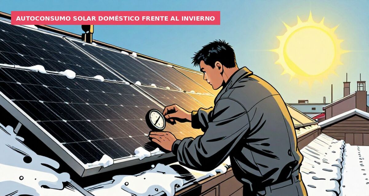 Autoconsumo solar doméstico frente al invierno
