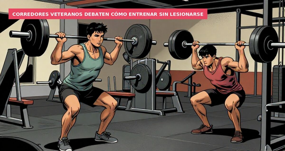 Corredores veteranos debaten cómo entrenar sin lesionarse
