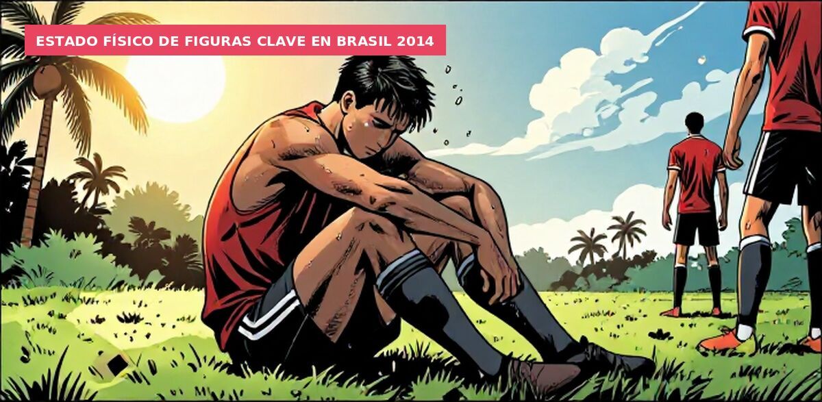 Estado físico de figuras clave en Brasil 2014