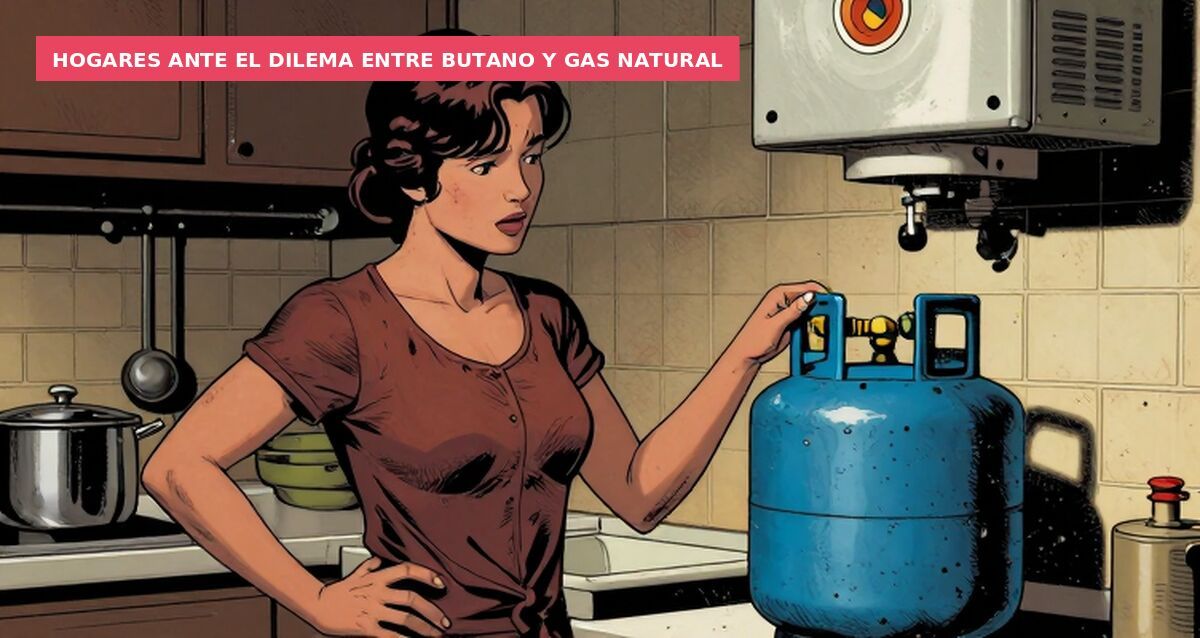 Hogares ante el dilema entre butano y gas natural
