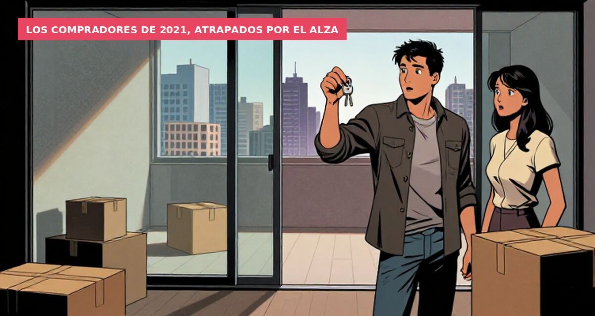 Los compradores de 2021, atrapados por el alza