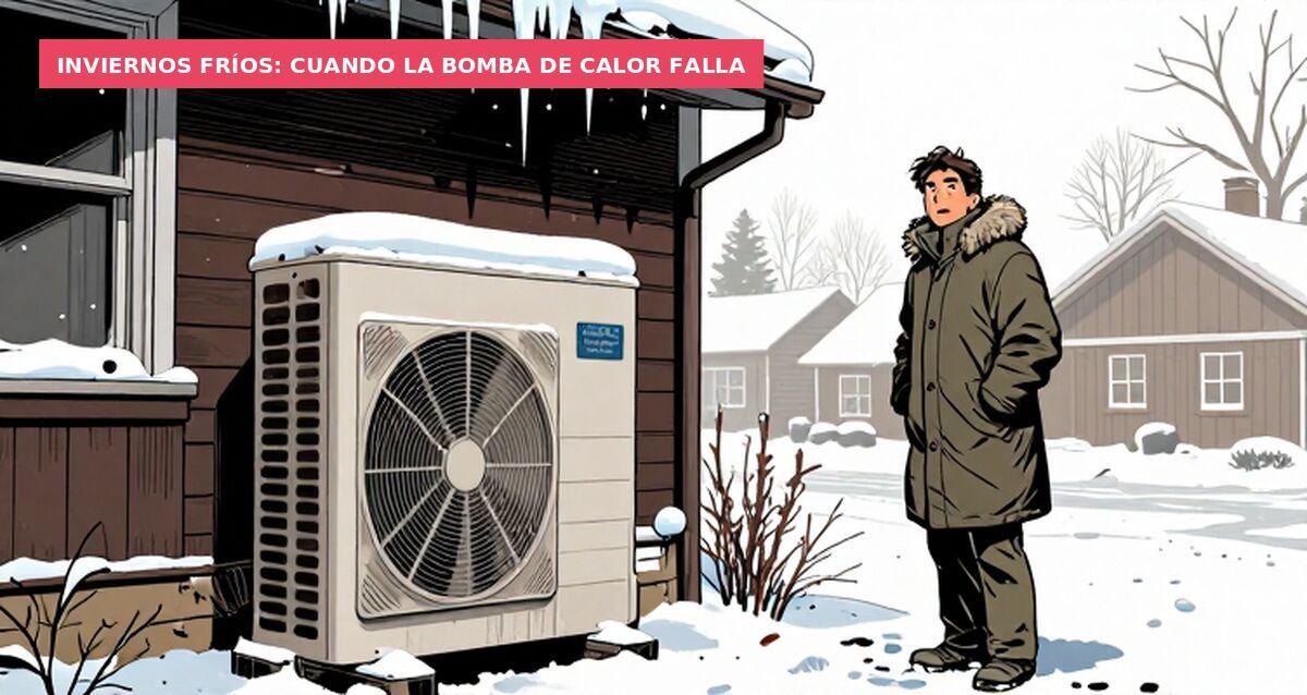 Inviernos fríos: cuando la bomba de calor falla