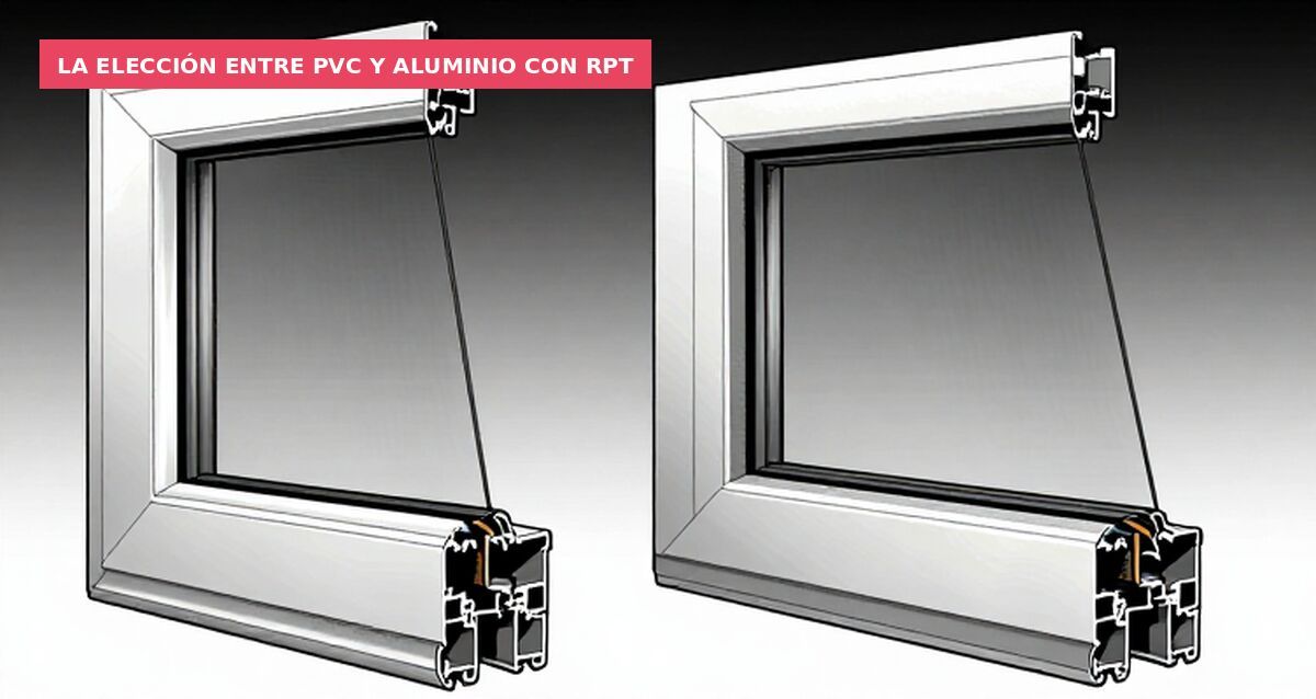 La elección entre PVC y aluminio con RPT
