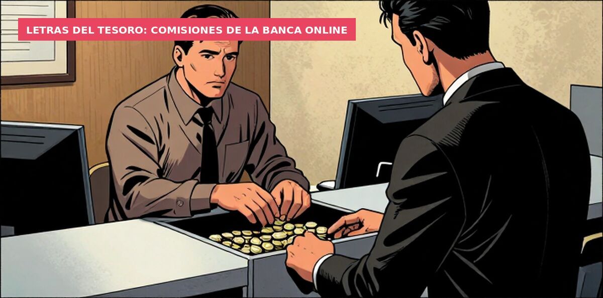 Letras del Tesoro: comisiones de la banca online