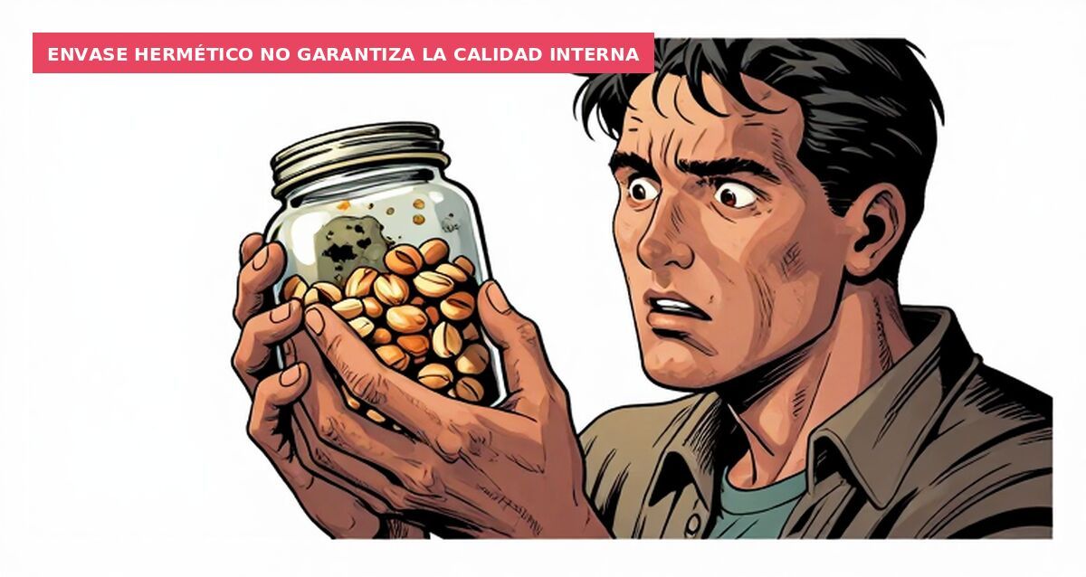 Envase hermético no garantiza la calidad interna