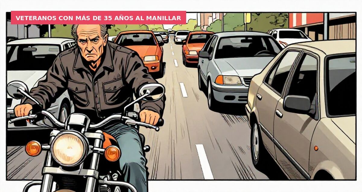 Veteranos con más de 35 años al manillar