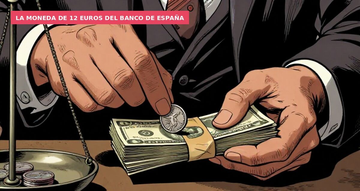 La moneda de 12 euros del Banco de España
