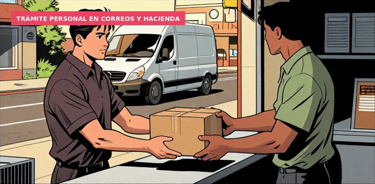 Trámite personal en Correos y Hacienda