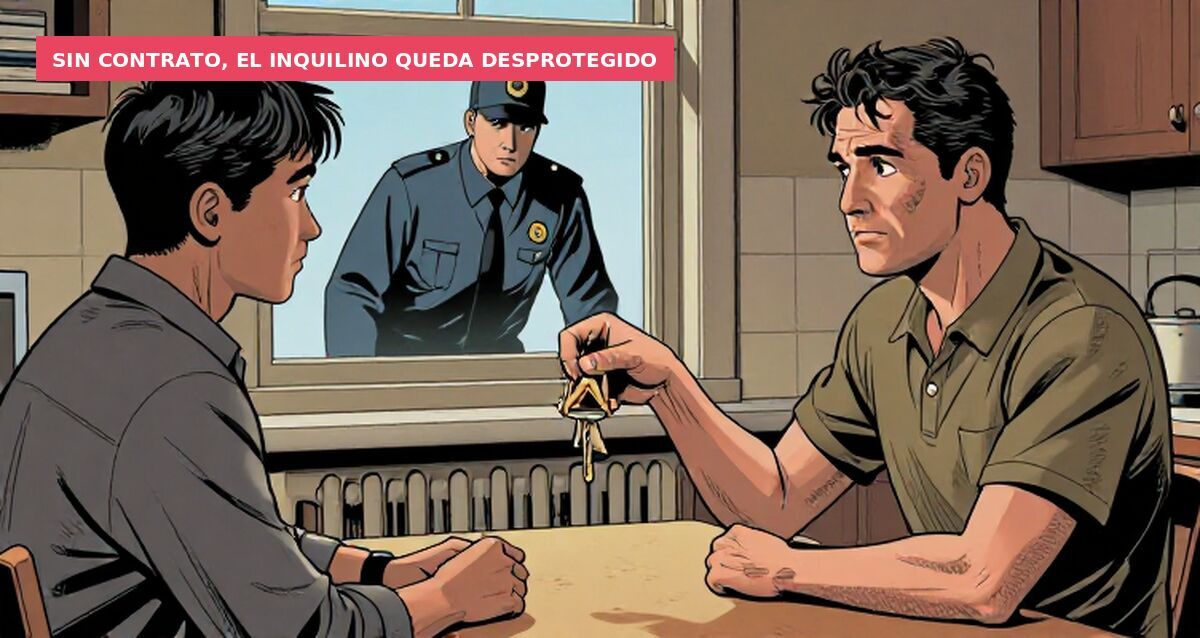 Sin contrato, el inquilino queda desprotegido