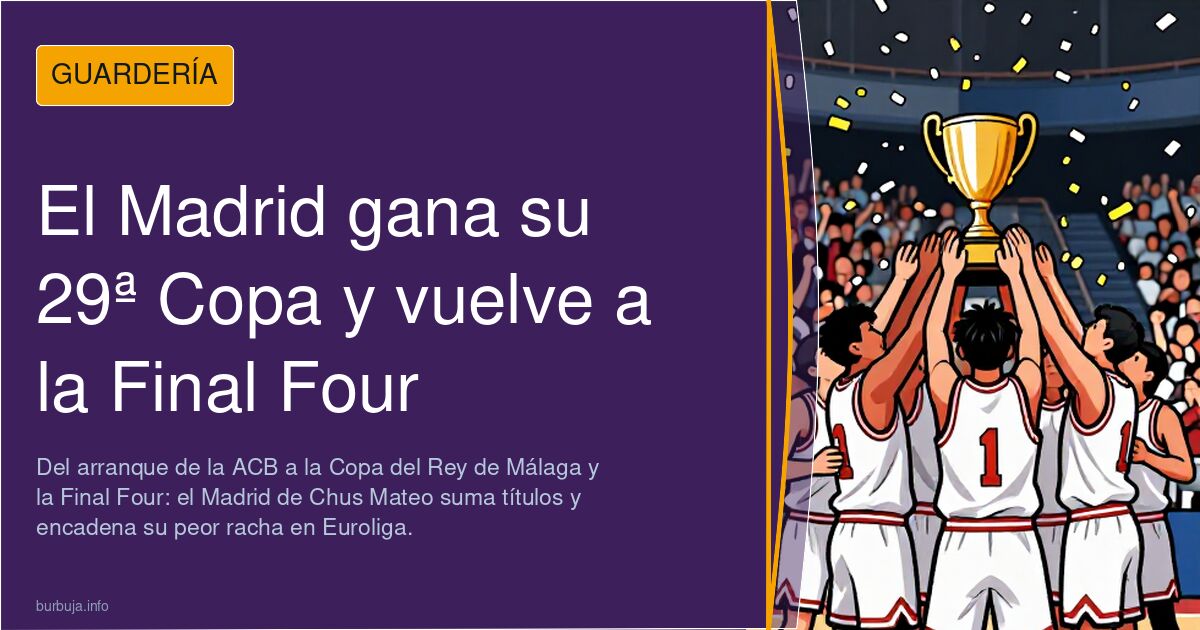 El Madrid gana su 29ª Copa y vuelve a la Final Four
