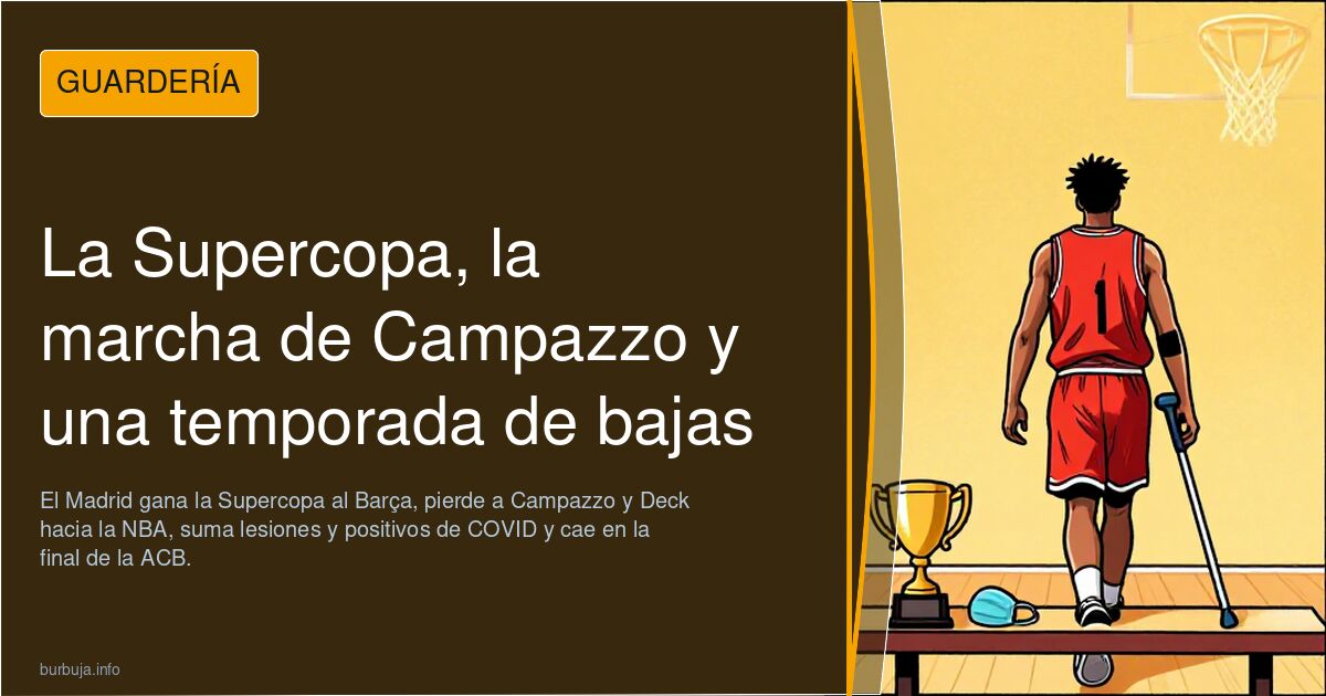 La Supercopa, la marcha de Campazzo y una temporada de bajas