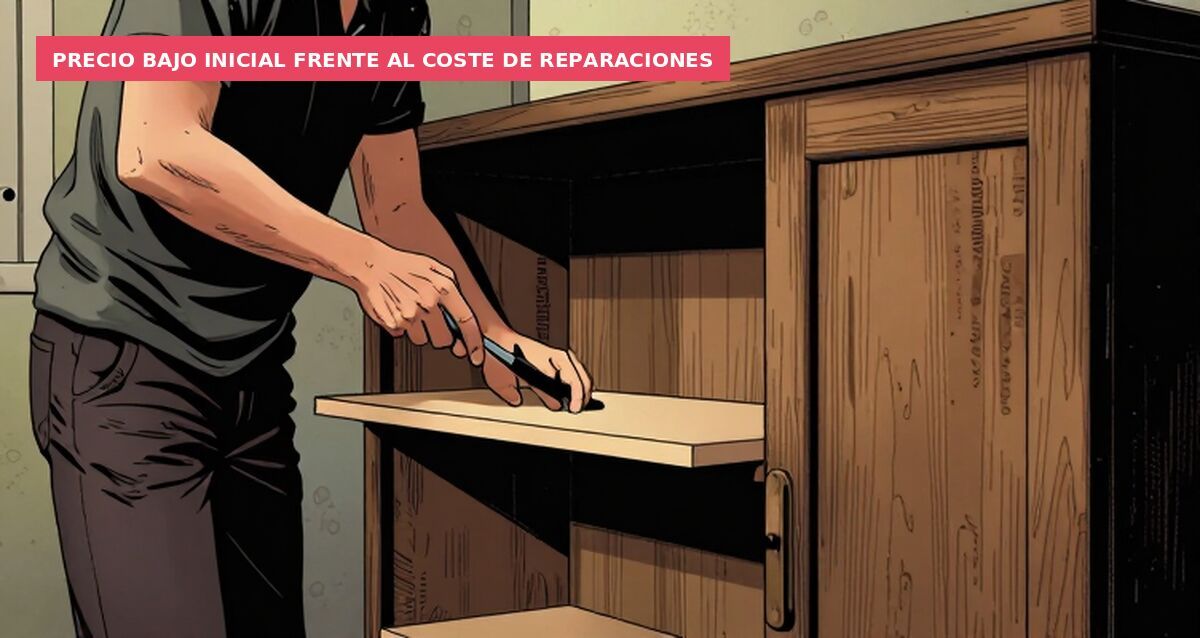 Precio bajo inicial frente al coste de reparaciones