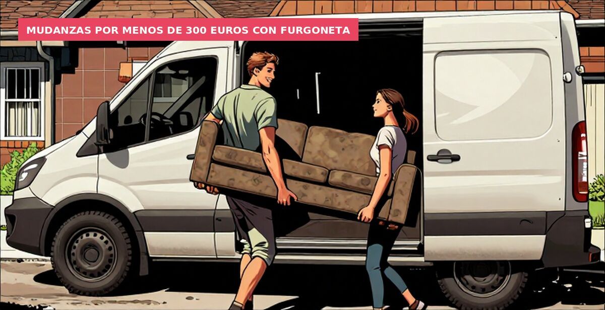 Mudanzas por menos de 300 euros con furgoneta