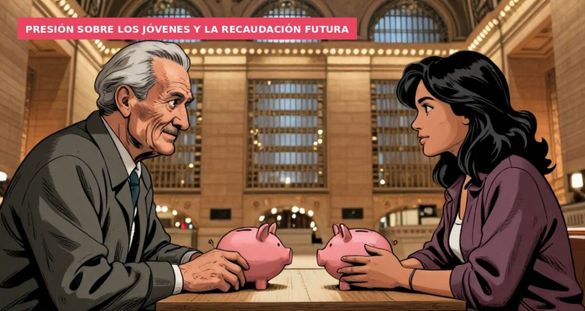 Presión sobre los jóvenes y la recaudación futura