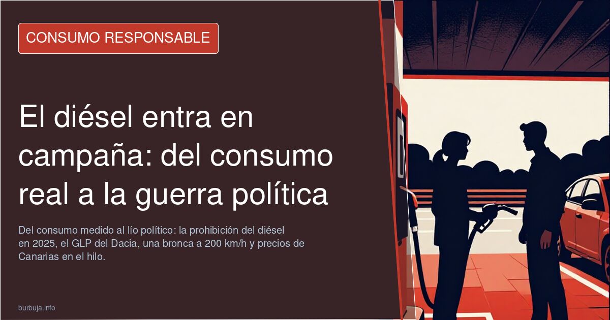 El diésel entra en campaña: del consumo real a la guerra política
