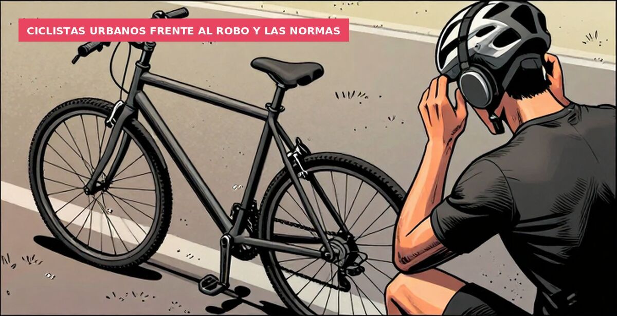 Ciclistas urbanos frente al robo y las normas