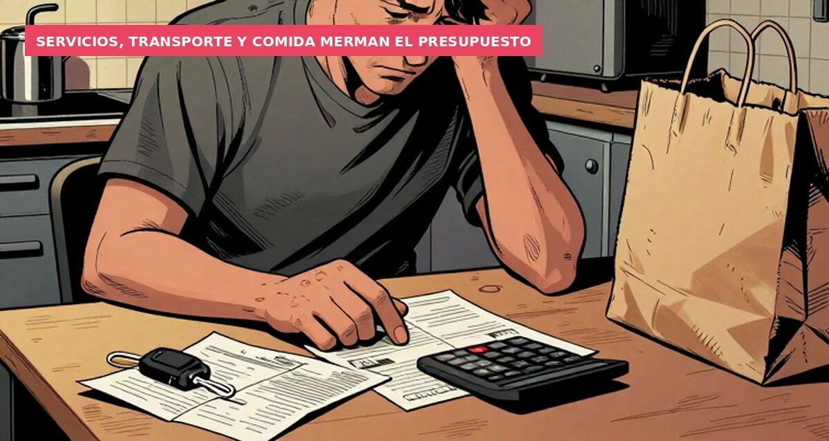 Servicios, transporte y comida merman el presupuesto