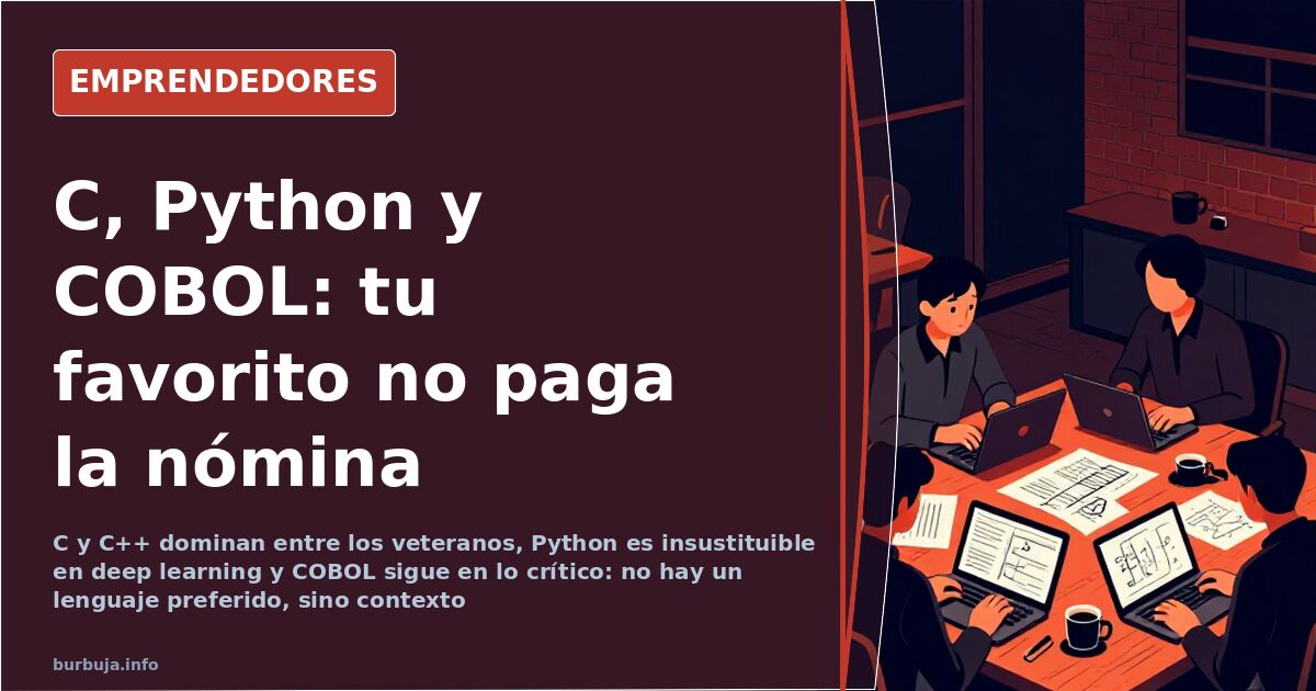 Pantalla con líneas de código de varios lenguajes sobre un teclado, ilustrando el debate sobre el lenguaje de programación pr