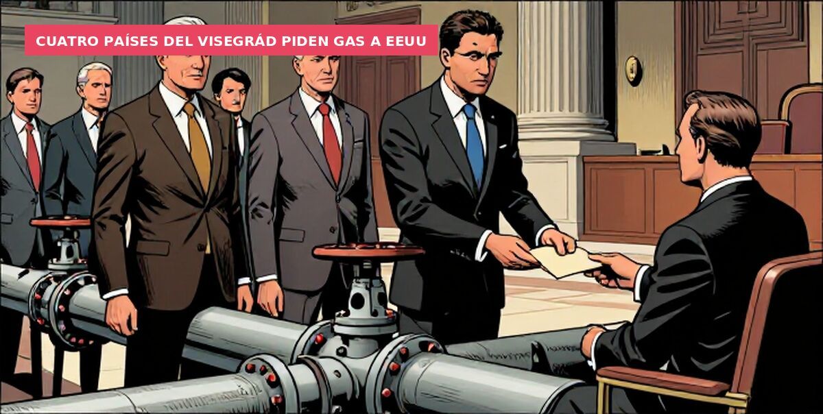 Cuatro países del Visegrád piden gas a EEUU