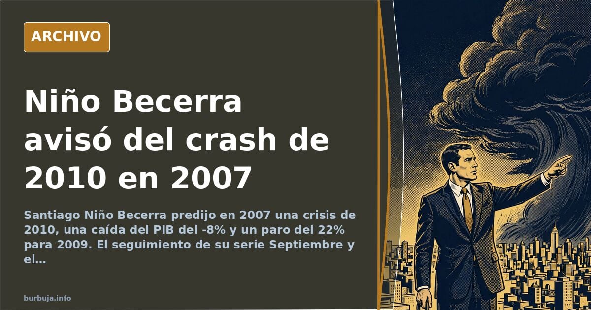 Niño Becerra and the 2010 crash: the series almost nobody read