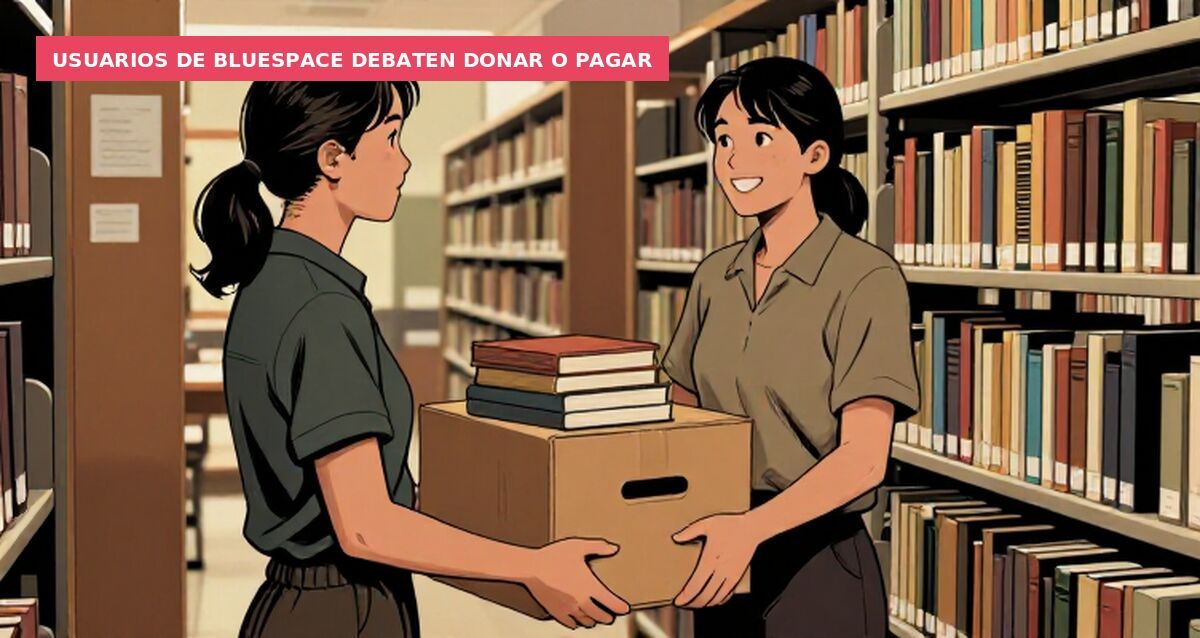 Usuarios de Bluespace debaten donar o pagar