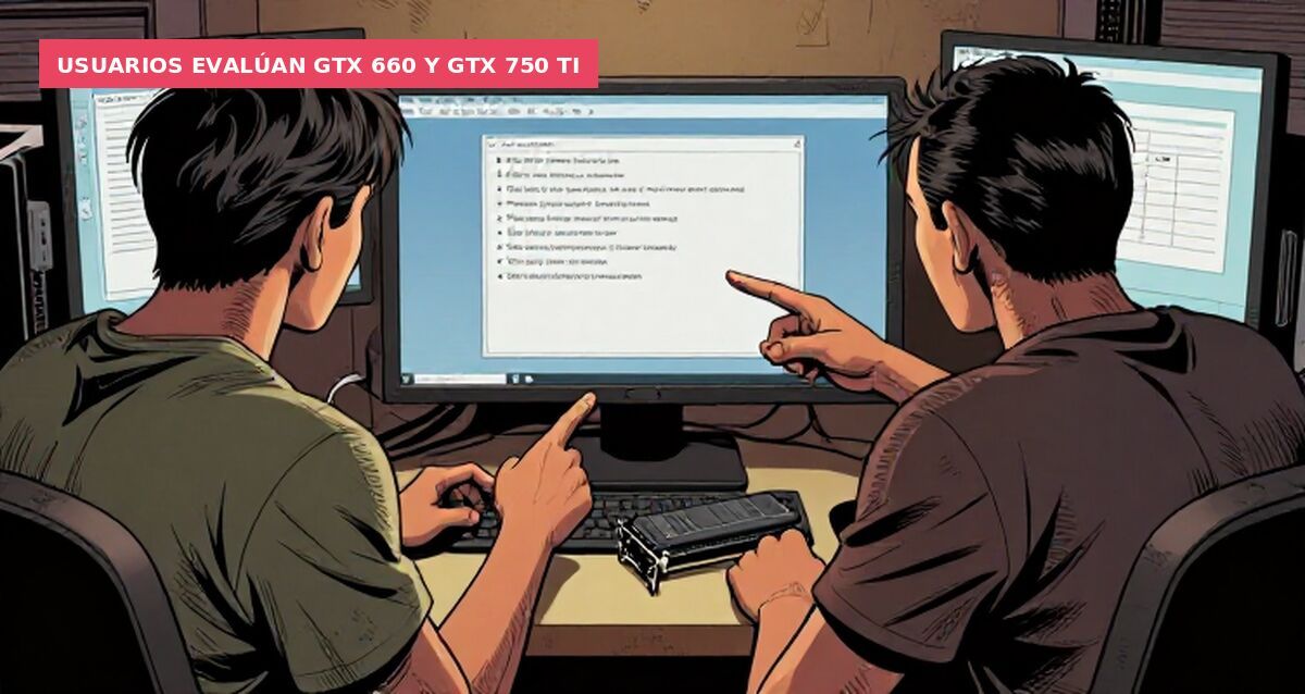 Usuarios evalúan GTX 660 y GTX 750 Ti