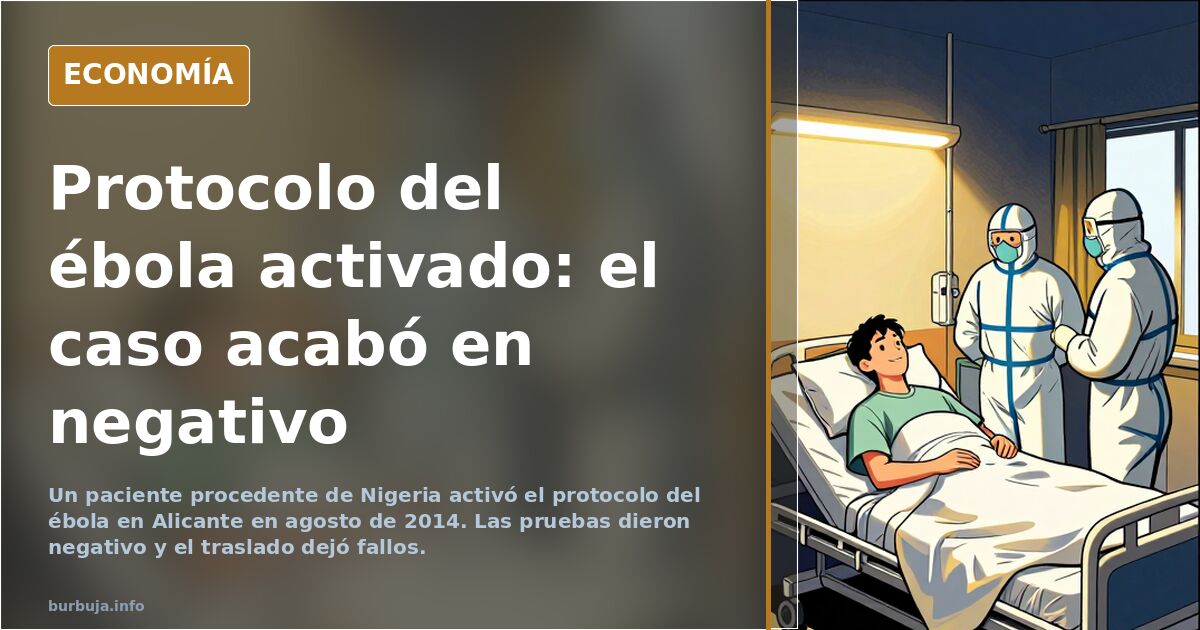 Ebola protocol activated in Alicante over suspected case