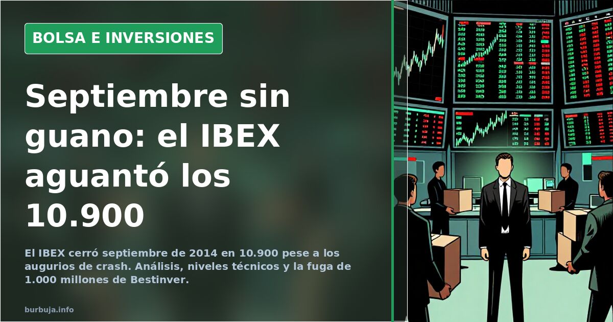 IBEX Didn't Fall in September; 12,000 Points Became 10,900