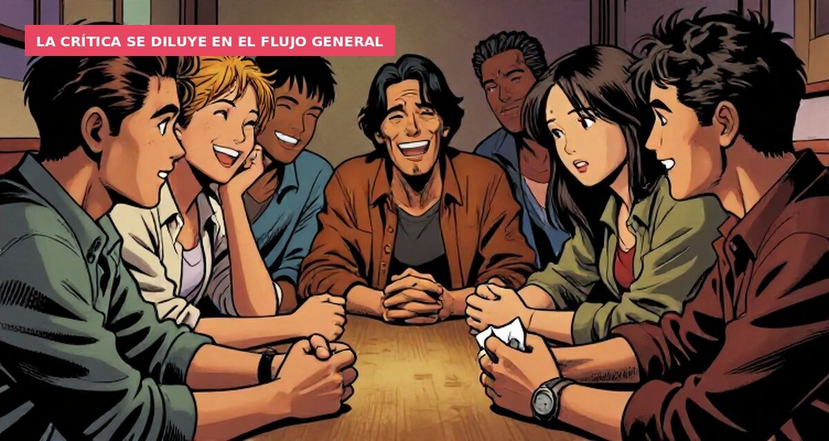 La crítica se diluye en el flujo general