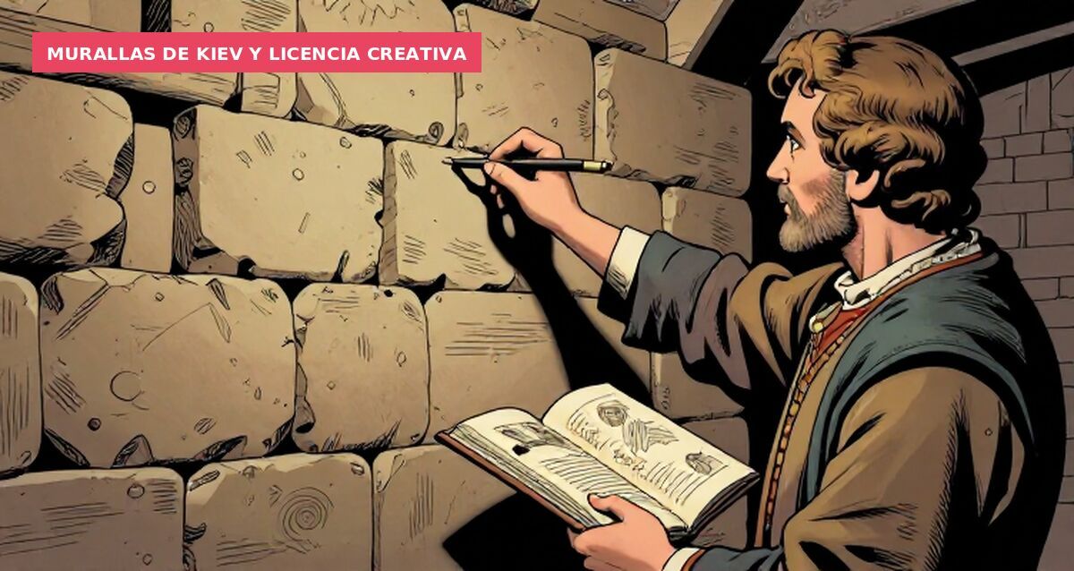 Murallas de Kiev y licencia creativa