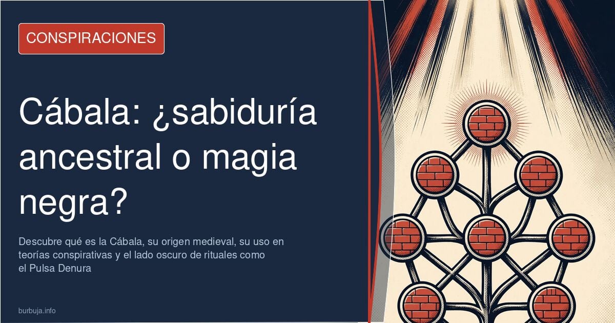 Árbol de la vida cabalístico con sefirot sobre un fondo oscuro