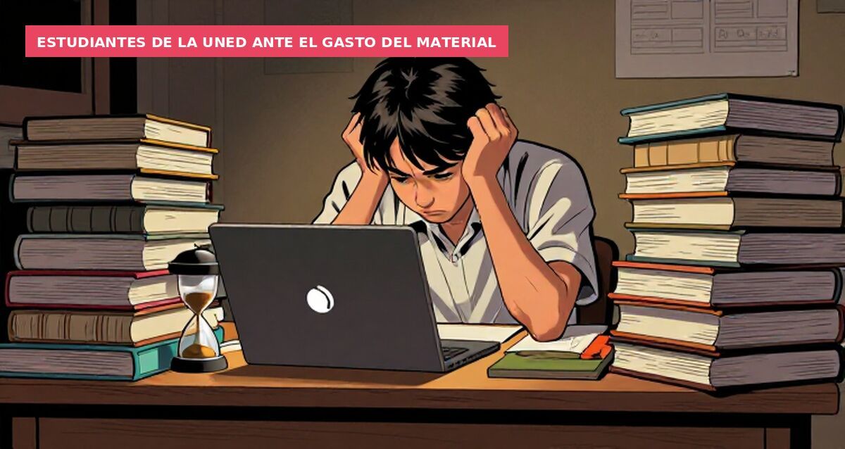 Estudiantes de la UNED ante el gasto del material
