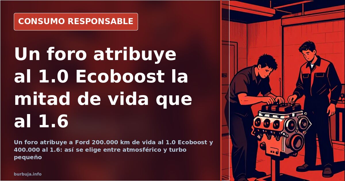 Comparativa entre un motor gasolina atmosférico y un turbo de baja cilindrada bajo el capó de un compacto