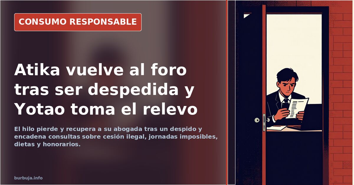 Atika vuelve al foro tras ser despedida y Yotao toma el relevo