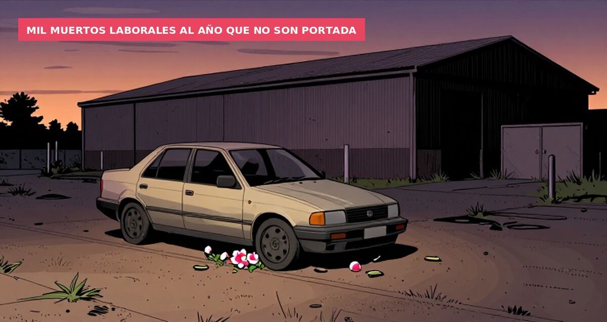 Mil muertos laborales al año que no son portada