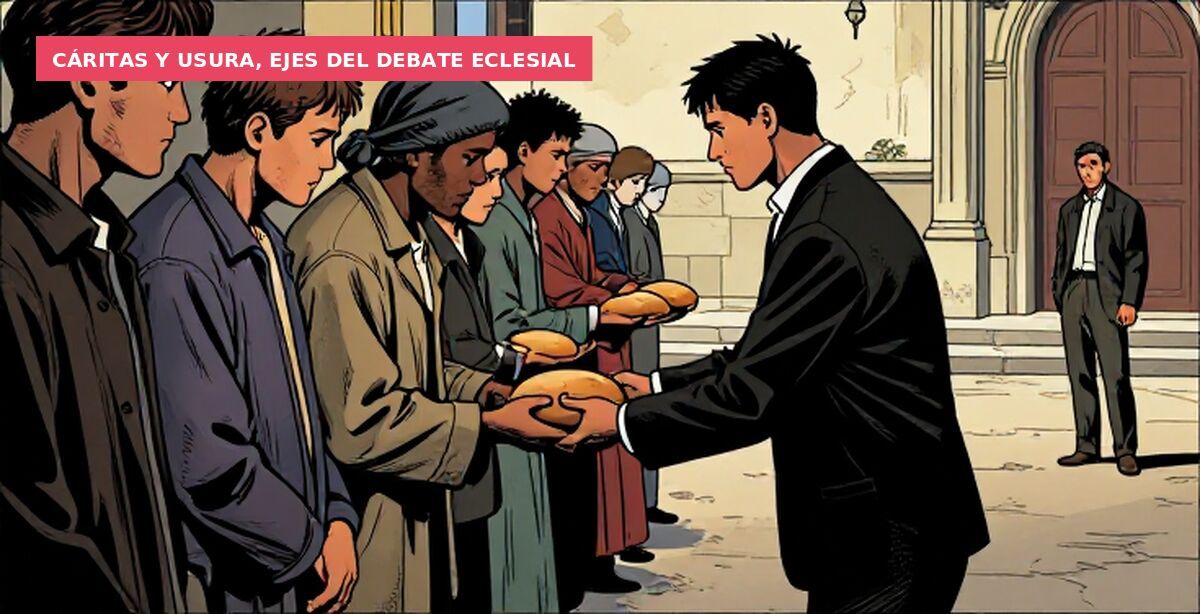 Cáritas y usura, ejes del debate eclesial