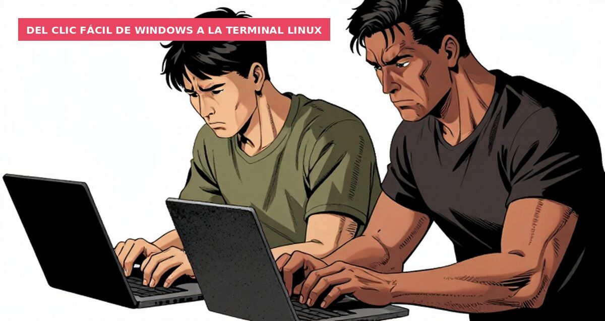 Del clic fácil de Windows a la terminal Linux