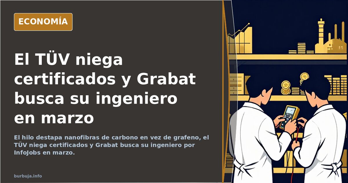 El TÜV niega certificados y Grabat busca su ingeniero en marzo