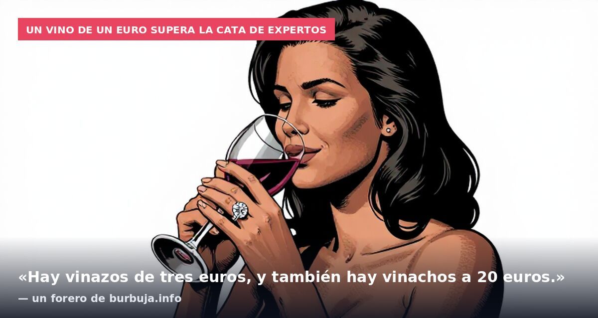 Un vino de un euro supera la cata de expertos: «Hay vinazos de tres euros, y también hay vinachos a 20 euros.» — un forero de burbuja.info