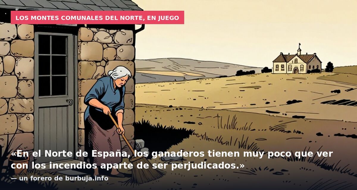 Los montes comunales del norte, en juego: «En el Norte de España, los ganaderos tienen muy poco que ver con los incendios aparte de ser perjudicados.» — un forero de burbuja.info