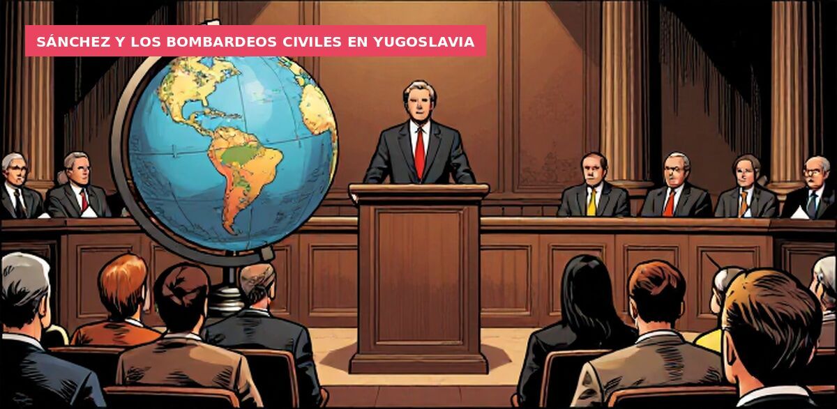 Sánchez y los bombardeos civiles en Yugoslavia